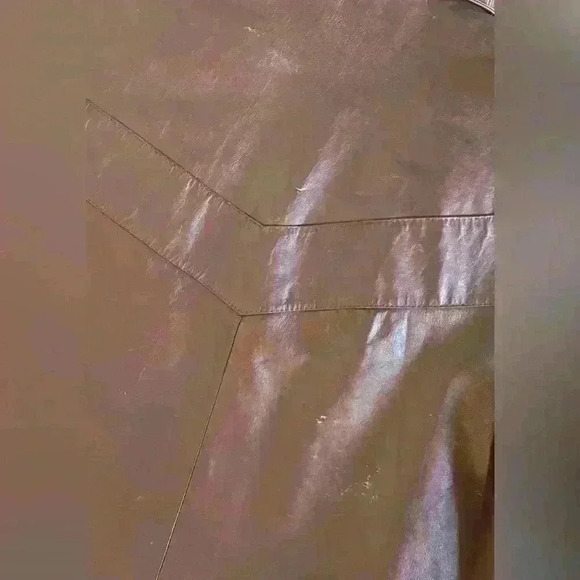 Vintage Sears The Leather Shop Brown Leather Jacket Mens Size 42 X-Tall Zip Out - Picture 11 of 14